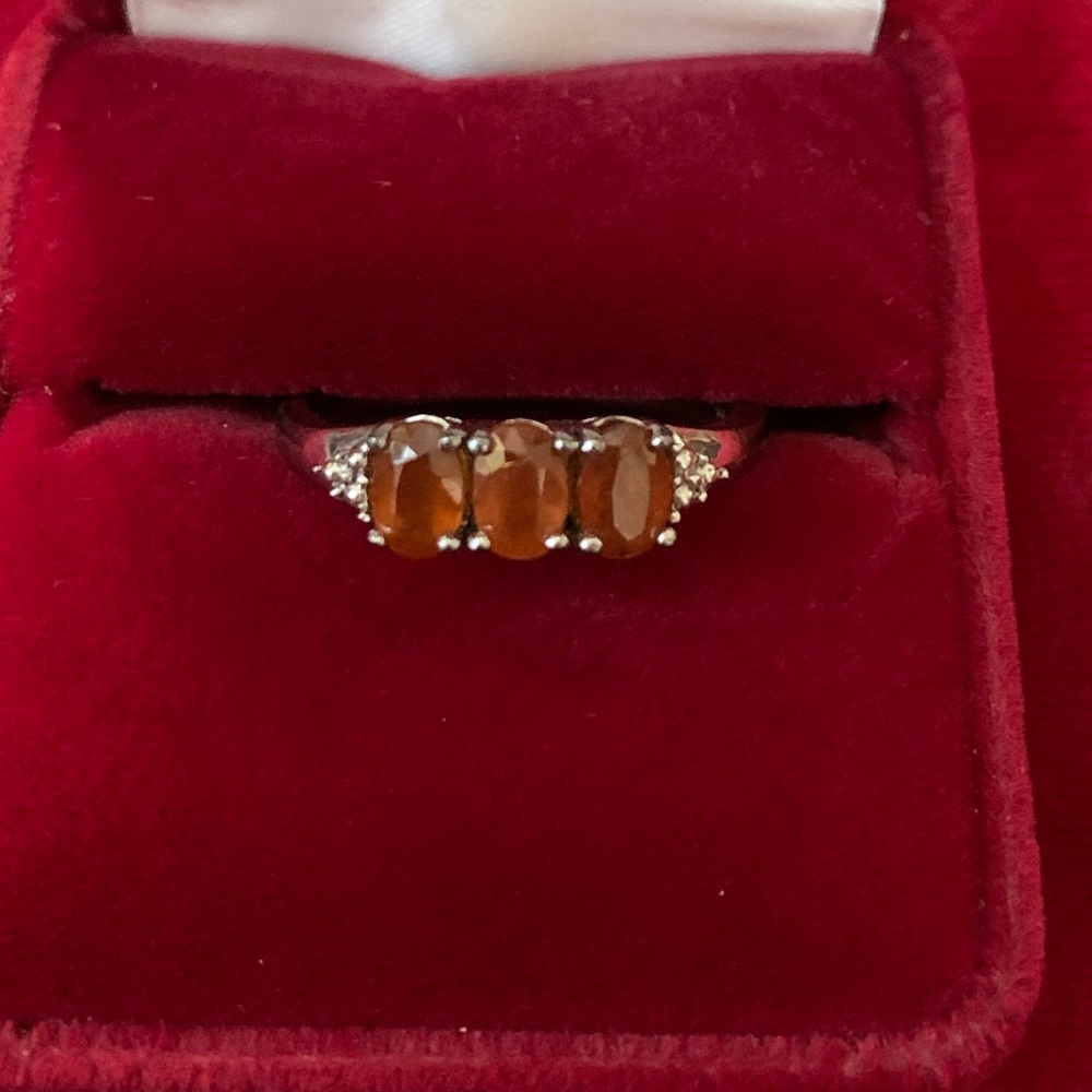 Sterling Silver and Topaz ring